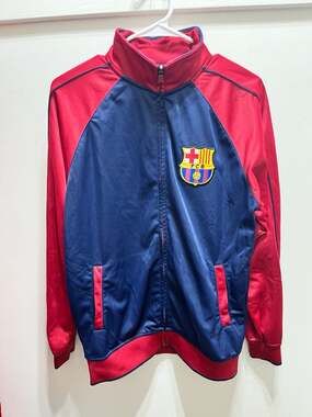 FC / FCB Barcelona Adult Size Large Full-Zip Track Jacket